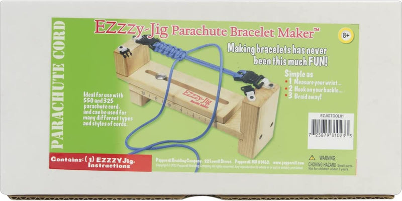 Ezzzy-Jig Bracelet Maker-Ensemble à tisser pour les travaux de paracorde, clips adaptables aux fermoirs, longueur ajustable