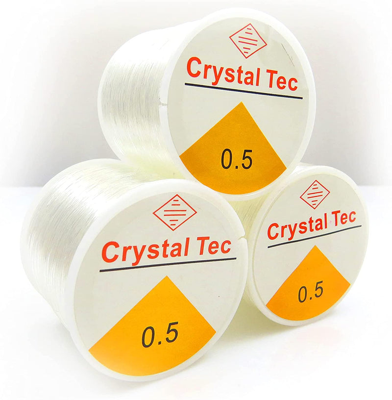 300m Clear elastic thread 0.5mm, Clear monofilament