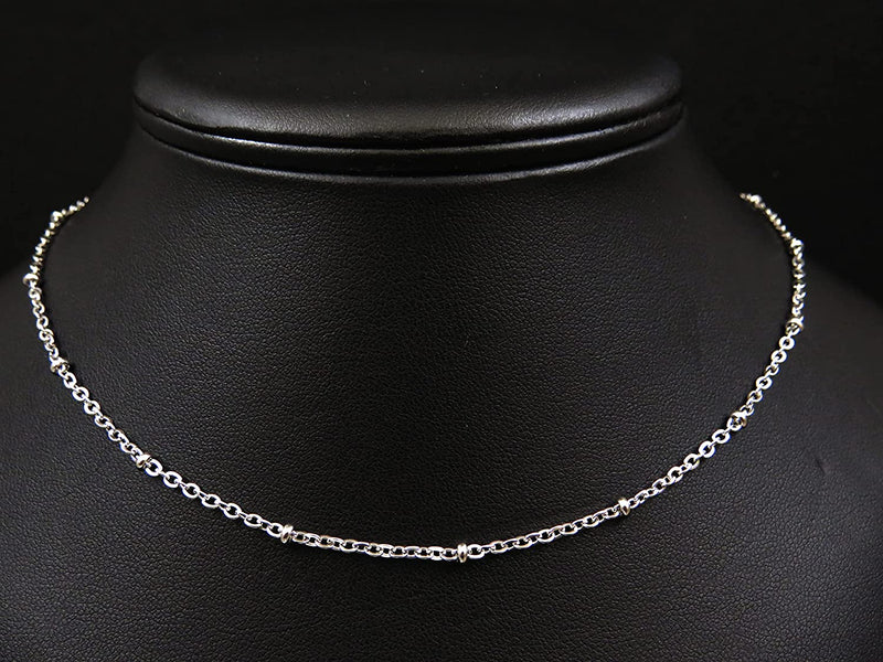 10m Stainless Steel Chain with beads 2.8mm