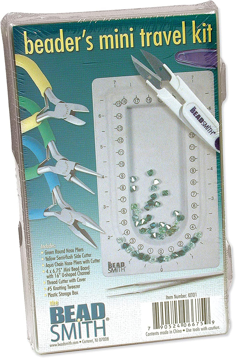 BeadSmith Jewelry making case and design tray with tools included